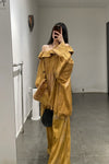 Mutedance 24 Spring/Summer Silk Wide Shoulder Top Series MD-MD24SS48-JIN PM117 Gold